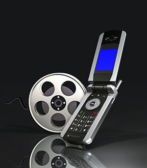 Image d’un cellulaire et d’une bobine de film